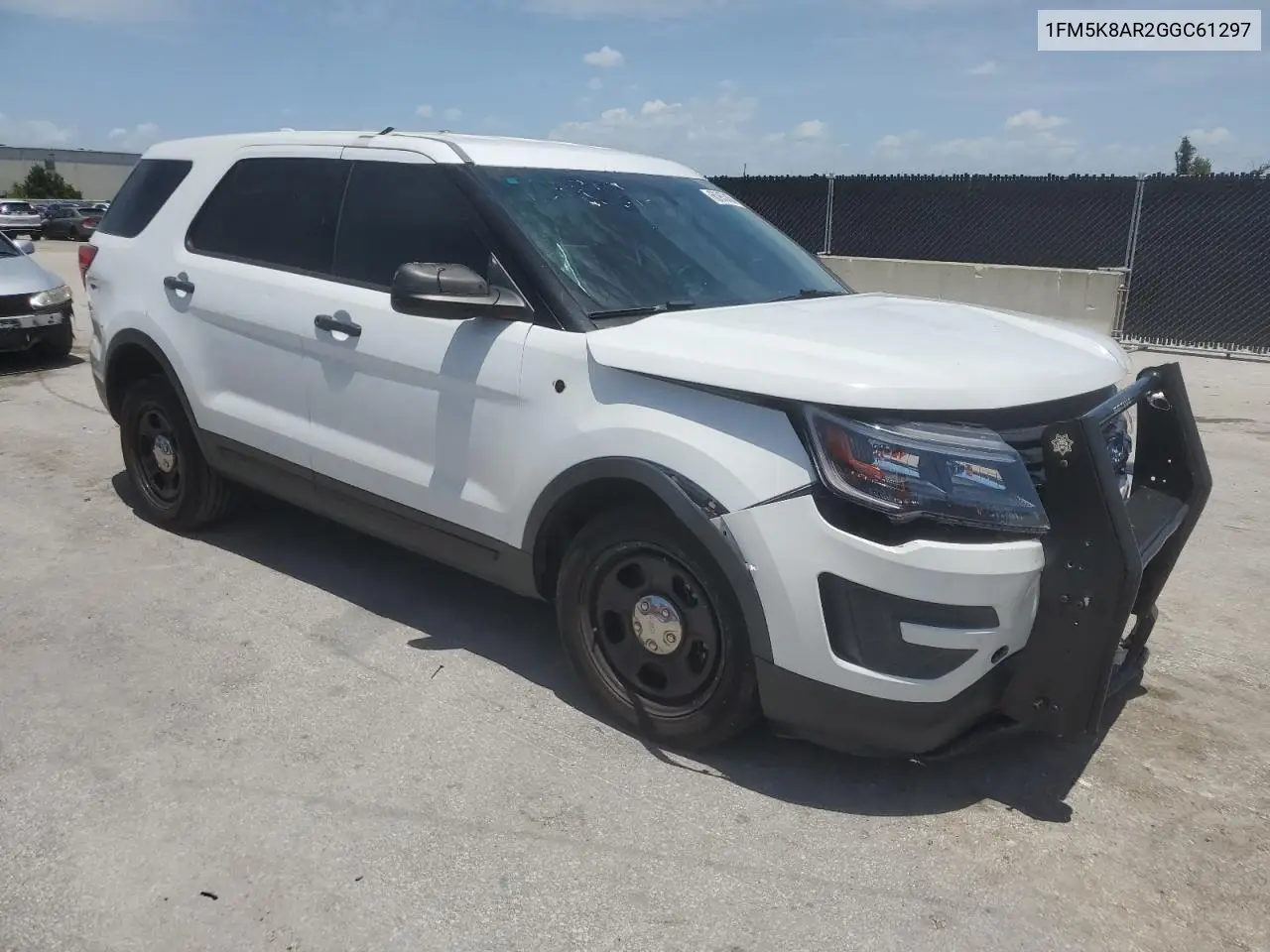 2016 Ford Explorer Police Interceptor VIN: 1FM5K8AR2GGC61297 Lot: 60953455
