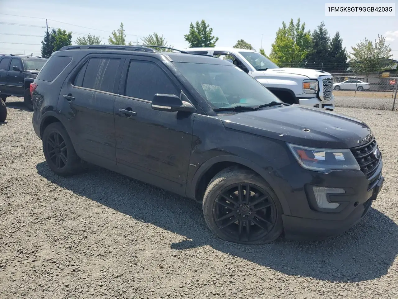 2016 Ford Explorer Sport VIN: 1FM5K8GT9GGB42035 Lot: 61023805