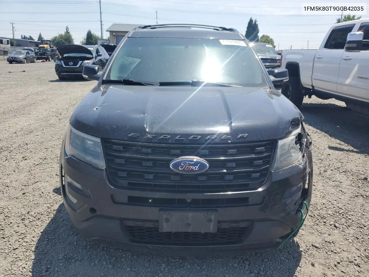 2016 Ford Explorer Sport VIN: 1FM5K8GT9GGB42035 Lot: 61023805
