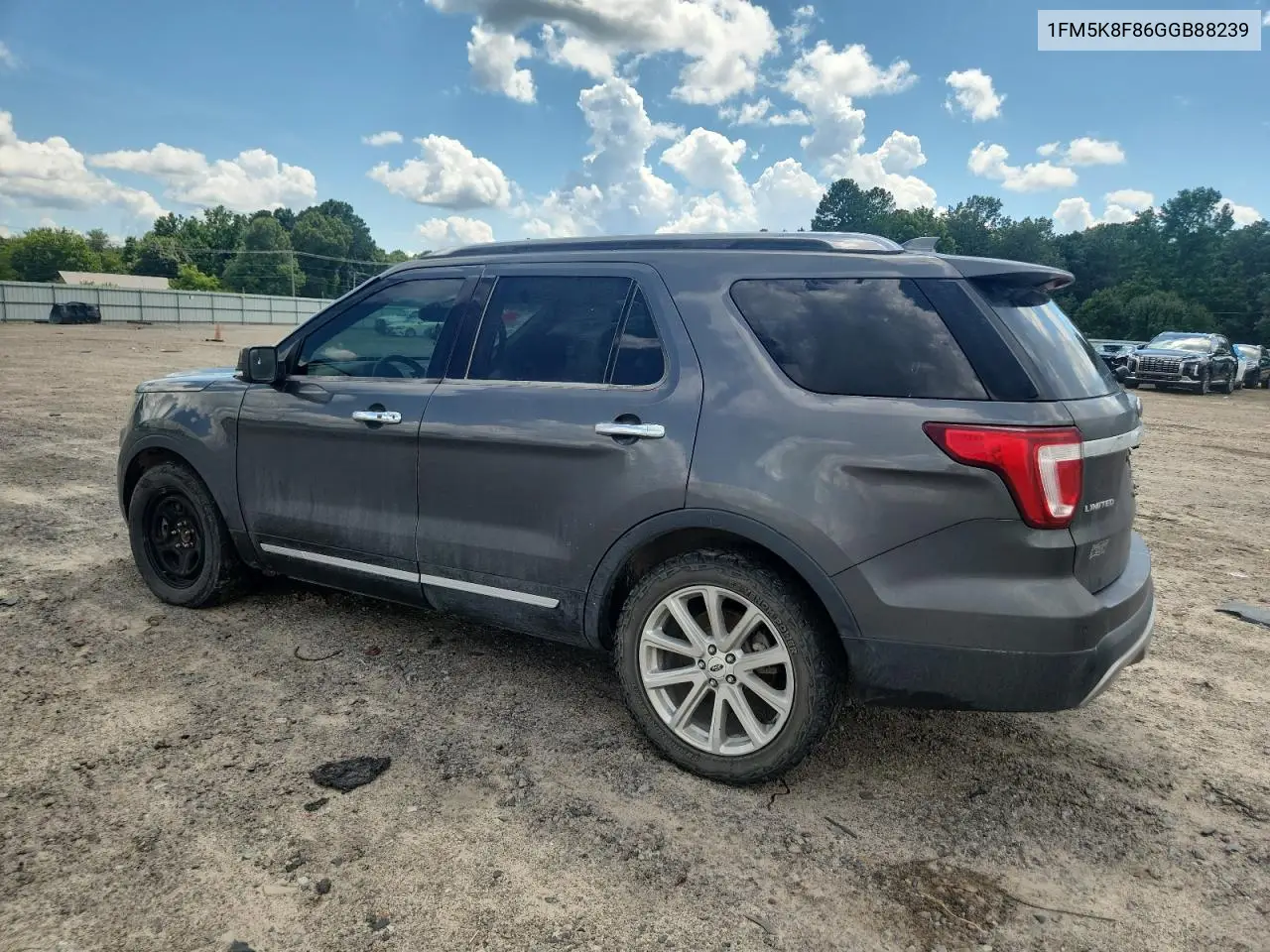 2016 Ford Explorer Limited VIN: 1FM5K8F86GGB88239 Lot: 61654335