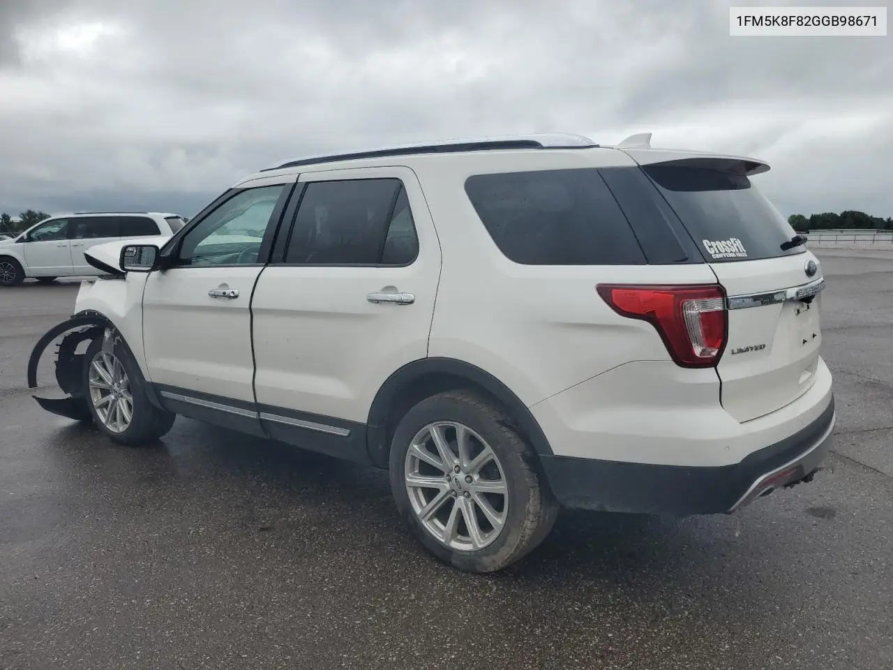 2016 Ford Explorer Limited VIN: 1FM5K8F82GGB98671 Lot: 62093554