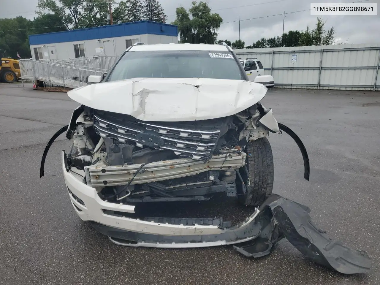 2016 Ford Explorer Limited VIN: 1FM5K8F82GGB98671 Lot: 62093554