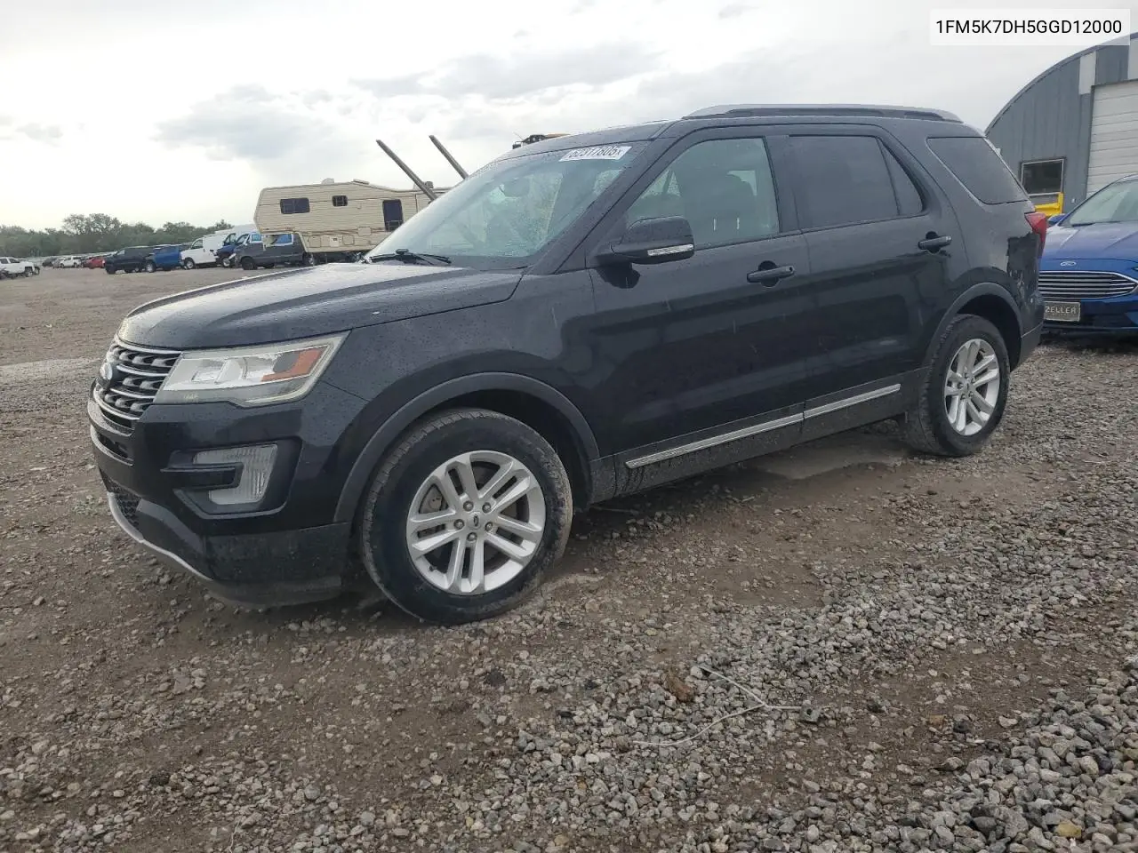 2016 Ford Explorer Xlt VIN: 1FM5K7DH5GGD12000 Lot: 62317805