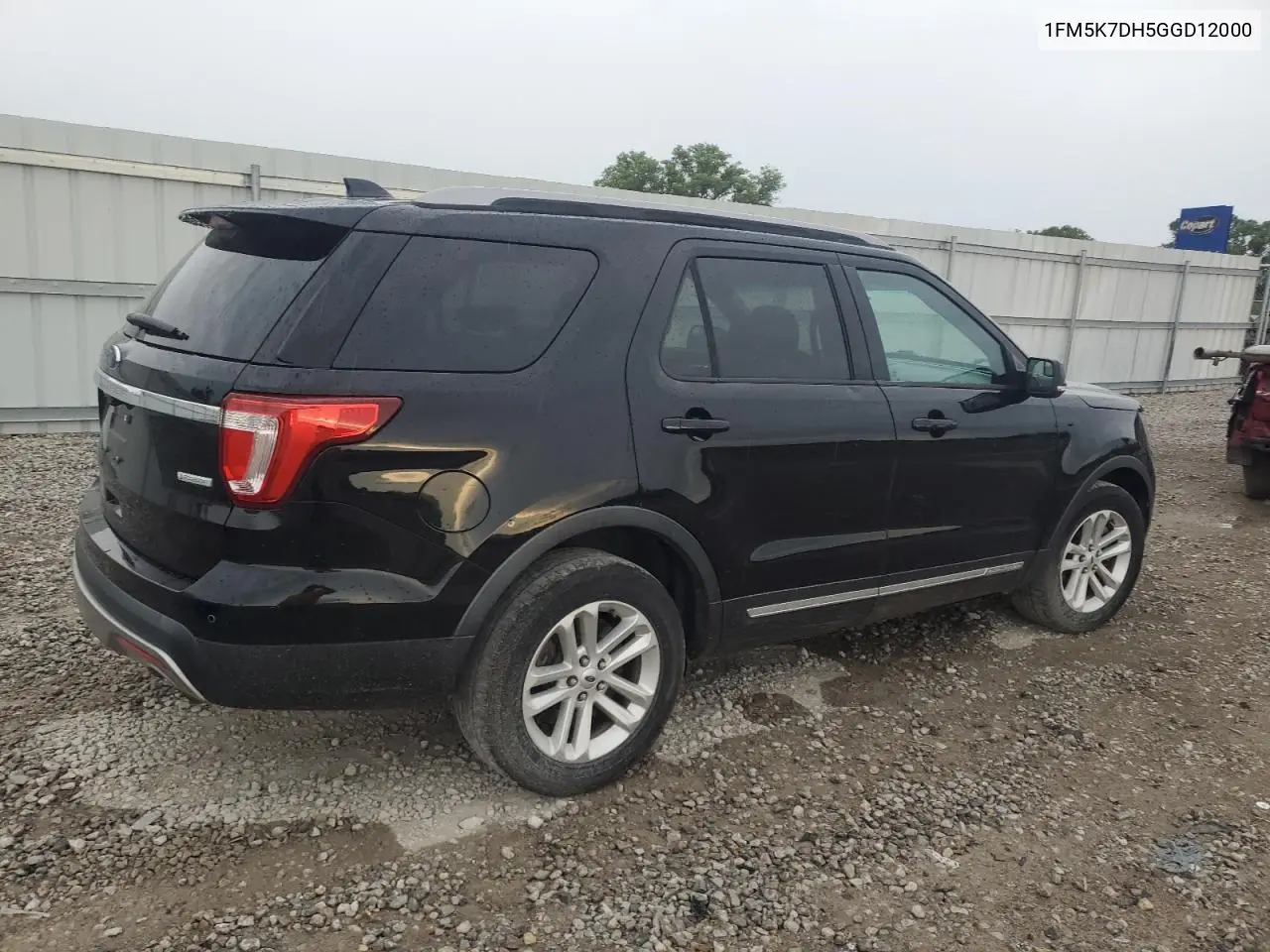 2016 Ford Explorer Xlt VIN: 1FM5K7DH5GGD12000 Lot: 62317805