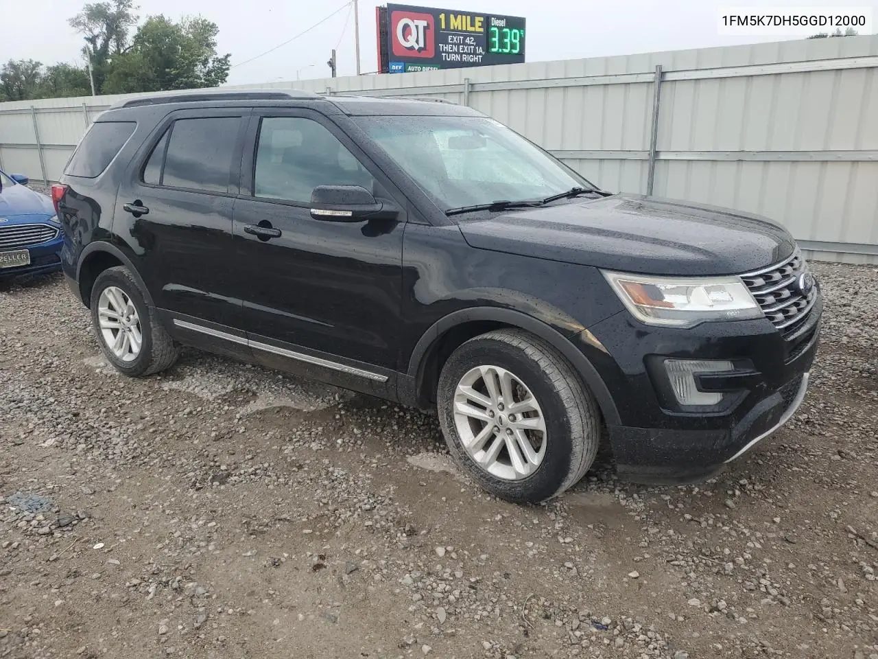 2016 Ford Explorer Xlt VIN: 1FM5K7DH5GGD12000 Lot: 62317805
