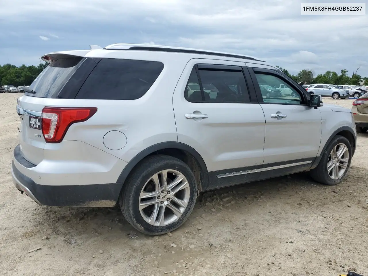 2016 Ford Explorer Limited VIN: 1FM5K8FH4GGB62237 Lot: 62487885