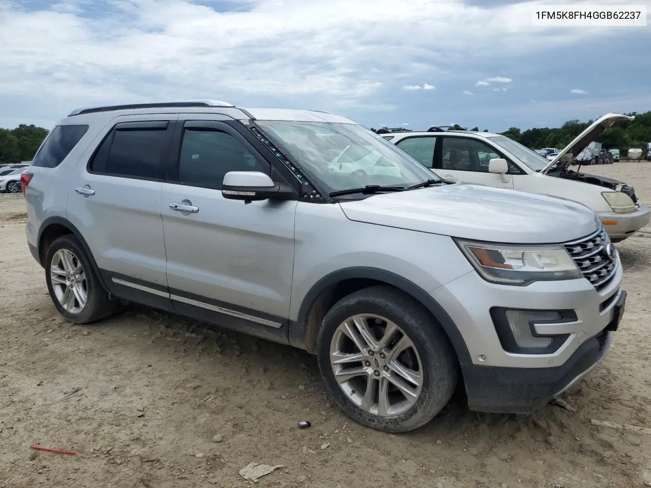 2016 Ford Explorer Limited VIN: 1FM5K8FH4GGB62237 Lot: 62487885