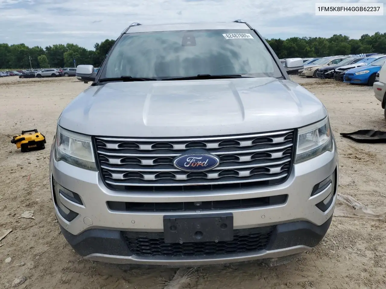 2016 Ford Explorer Limited VIN: 1FM5K8FH4GGB62237 Lot: 62487885