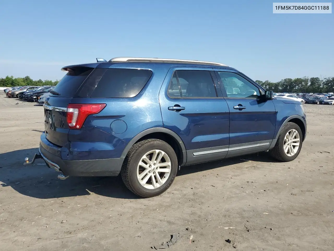 2016 Ford Explorer Xlt VIN: 1FM5K7D84GGC11188 Lot: 62639245