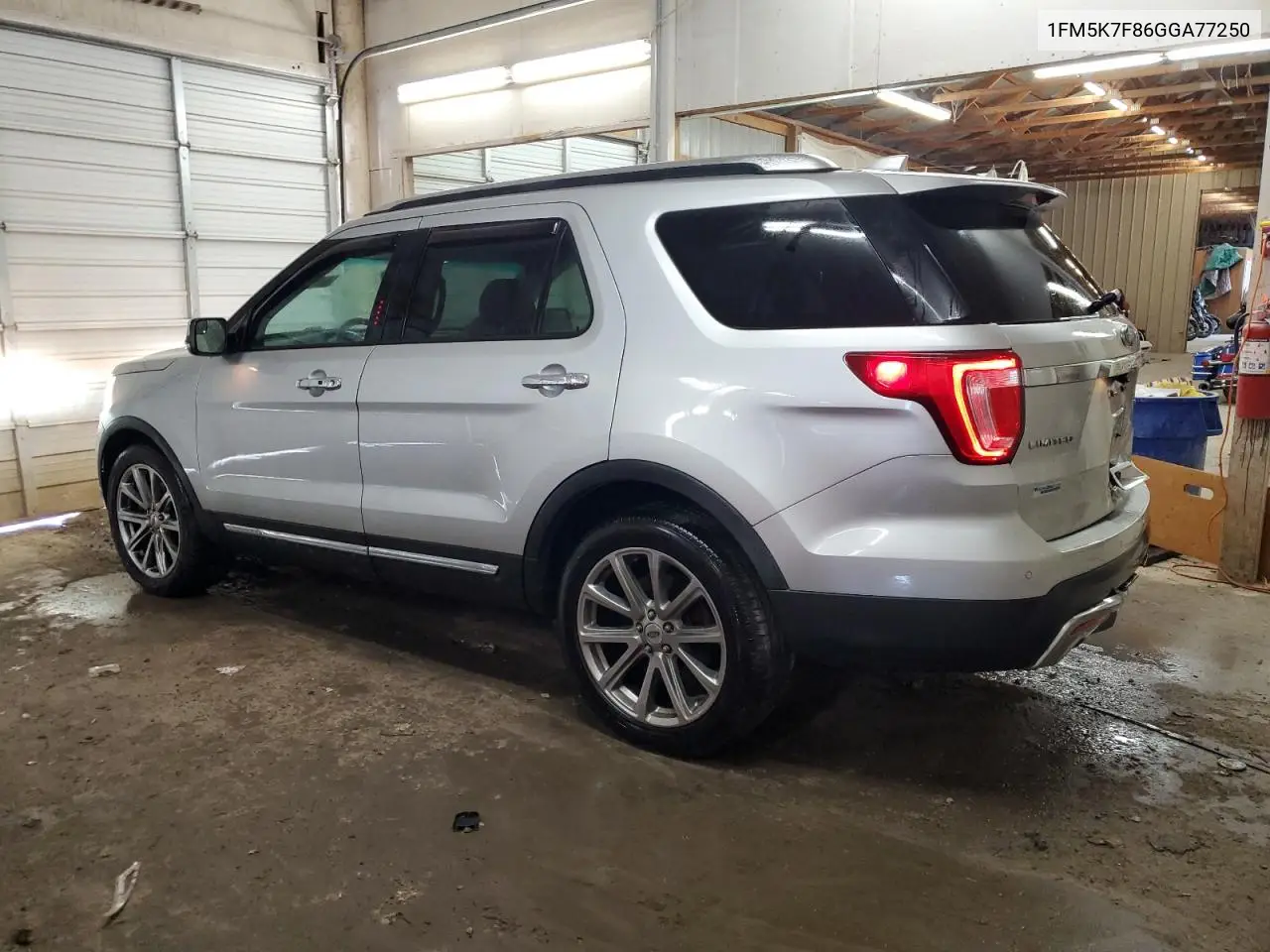 2016 Ford Explorer Limited VIN: 1FM5K7F86GGA77250 Lot: 62740095