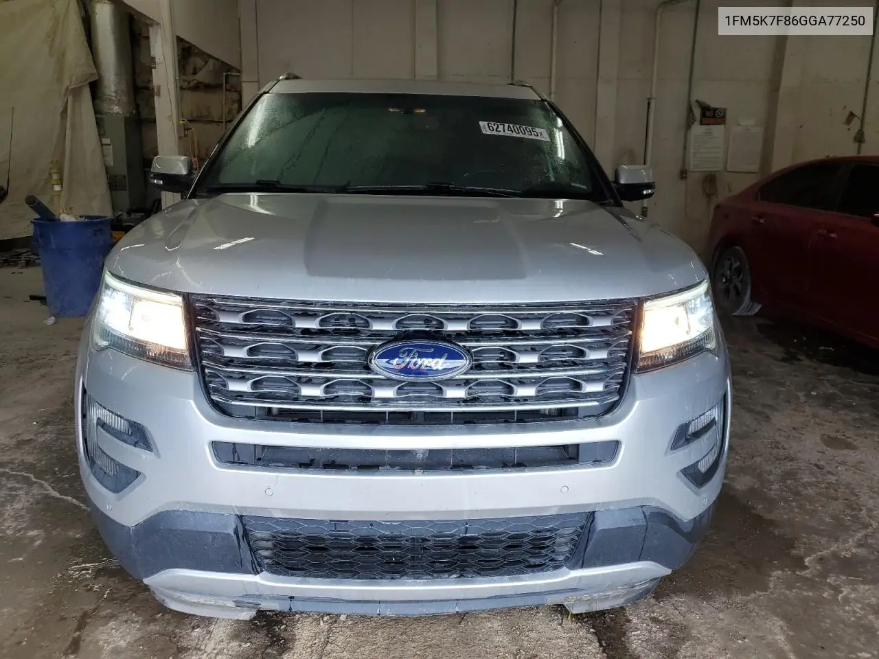 2016 Ford Explorer Limited VIN: 1FM5K7F86GGA77250 Lot: 62740095