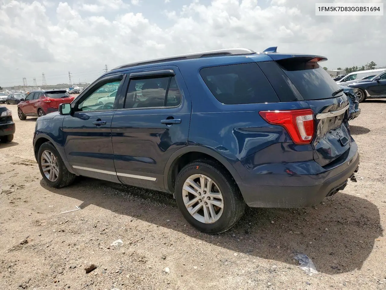 1fm5k7d83ggb51694 1FM5K7D83GGB51694 2016 Ford Explorer Xlt