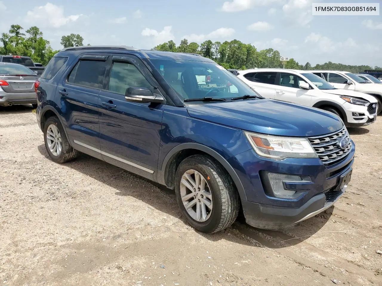 1fm5k7d83ggb51694 1FM5K7D83GGB51694 2016 Ford Explorer Xlt