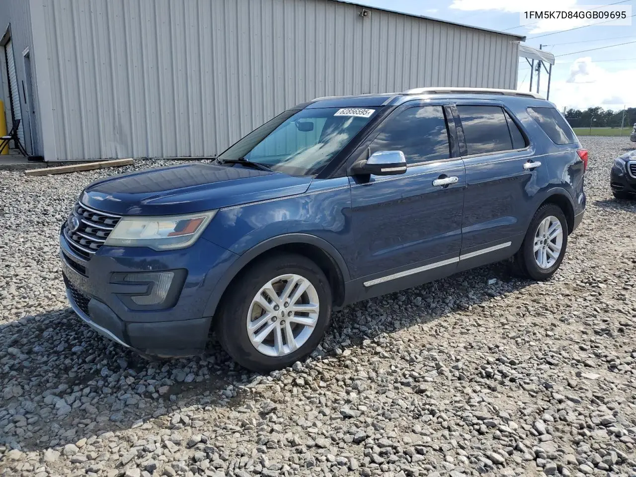 2016 Ford Explorer Xlt VIN: 1FM5K7D84GGB09695 Lot: 62856595