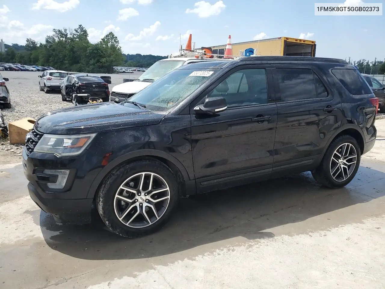 2016 Ford Explorer Sport VIN: 1FM5K8GT5GGB02373 Lot: 63072025