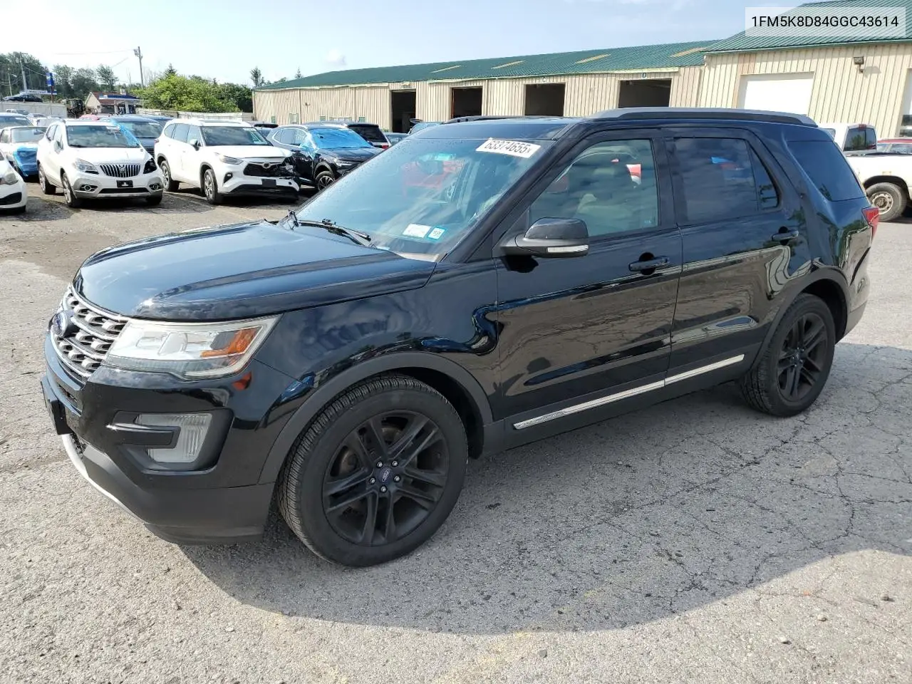 2016 Ford Explorer Xlt VIN: 1FM5K8D84GGC43614 Lot: 63374655
