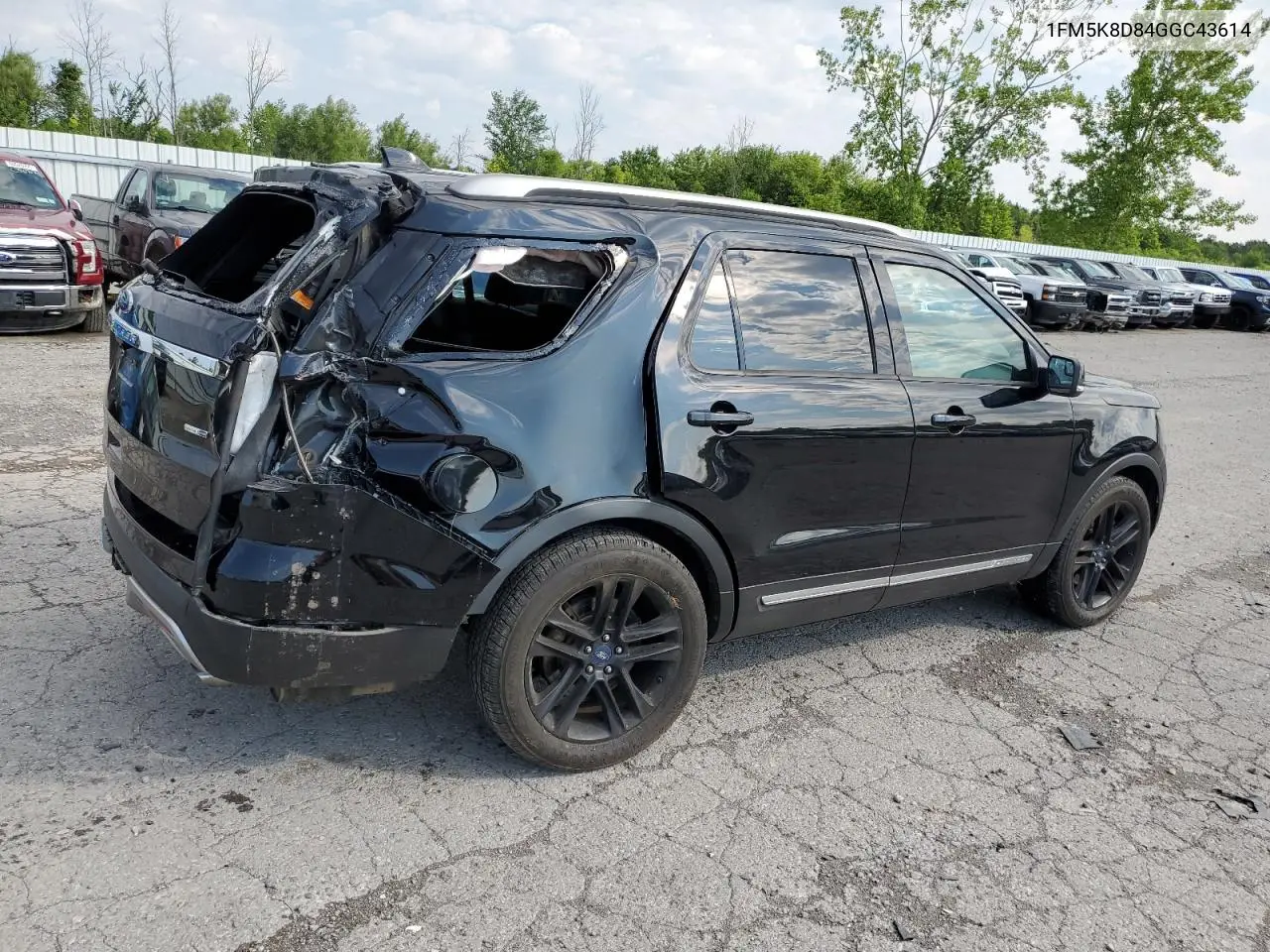 2016 Ford Explorer Xlt VIN: 1FM5K8D84GGC43614 Lot: 63374655