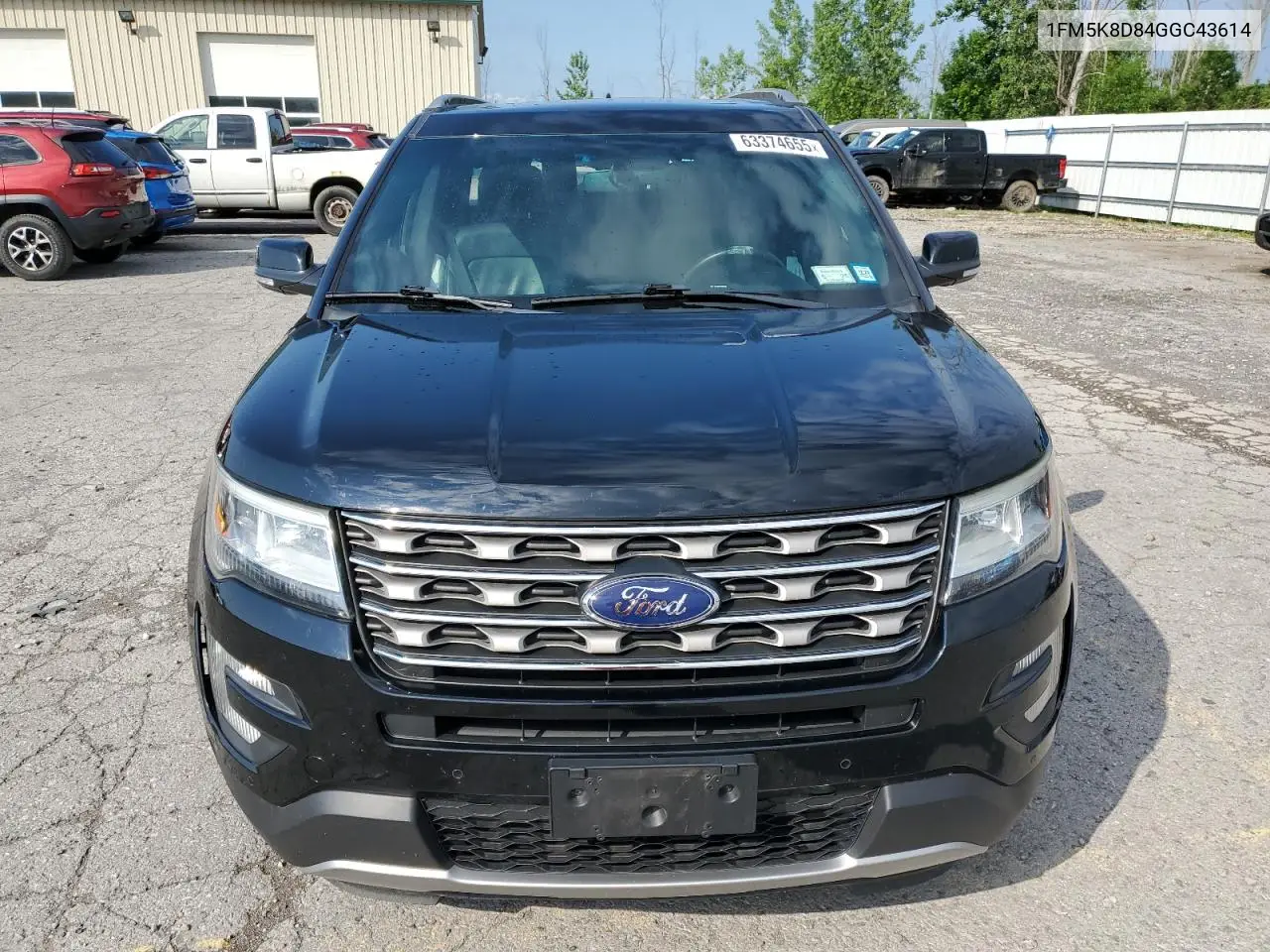 2016 Ford Explorer Xlt VIN: 1FM5K8D84GGC43614 Lot: 63374655
