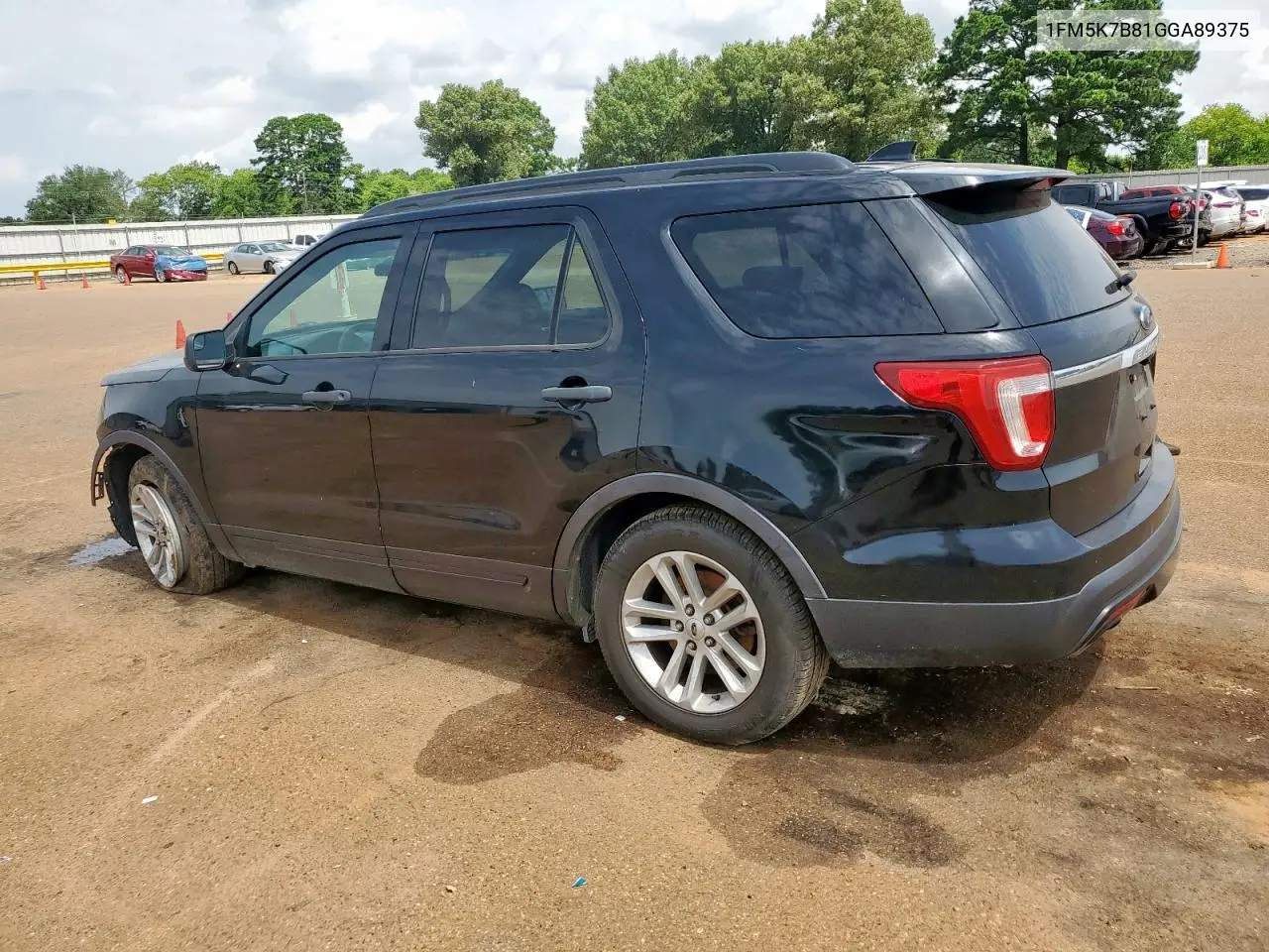 2016 Ford Explorer VIN: 1FM5K7B81GGA89375 Lot: 63401815