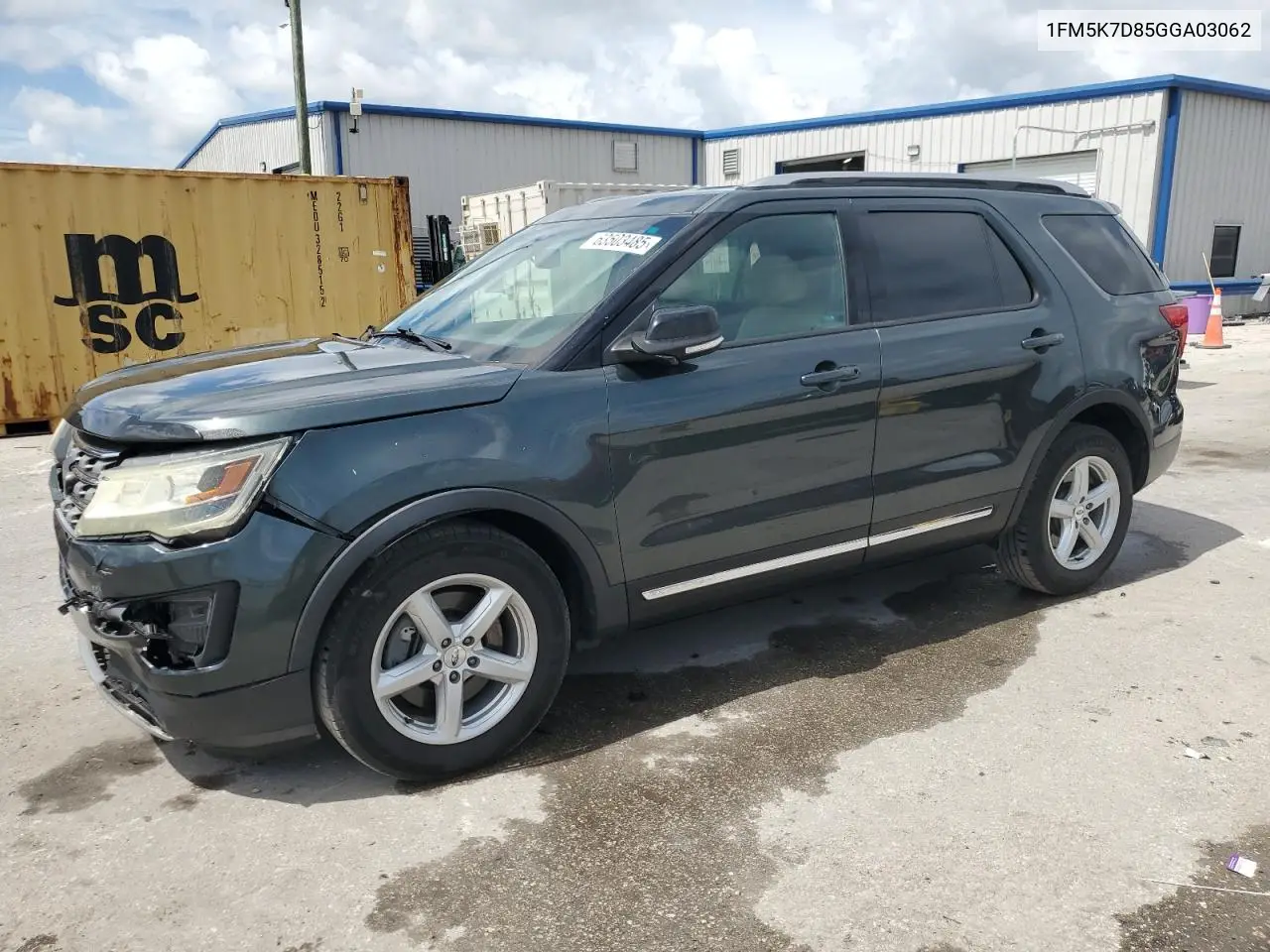 2016 Ford Explorer Xlt VIN: 1FM5K7D85GGA03062 Lot: 63503485