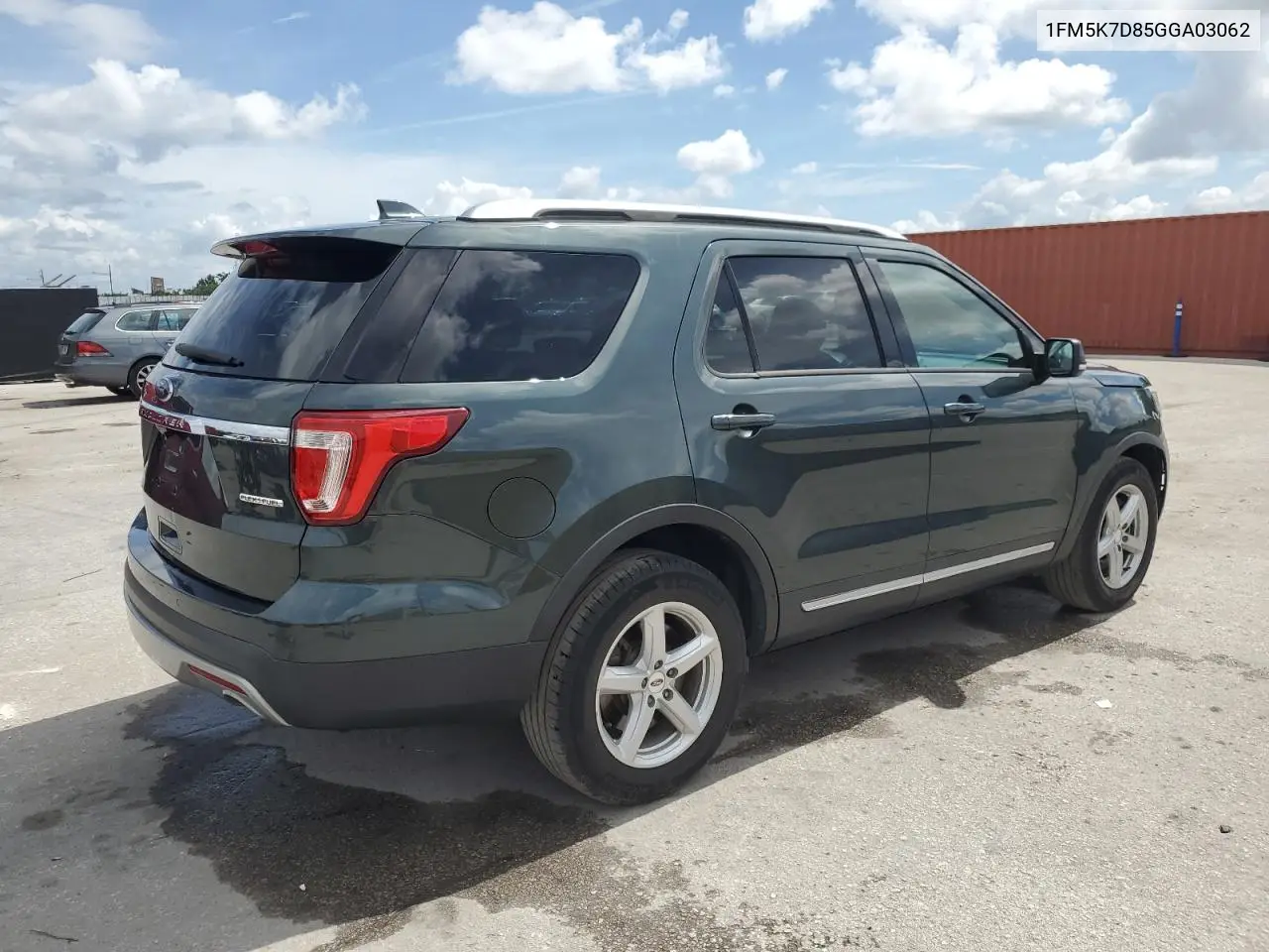 2016 Ford Explorer Xlt VIN: 1FM5K7D85GGA03062 Lot: 63503485