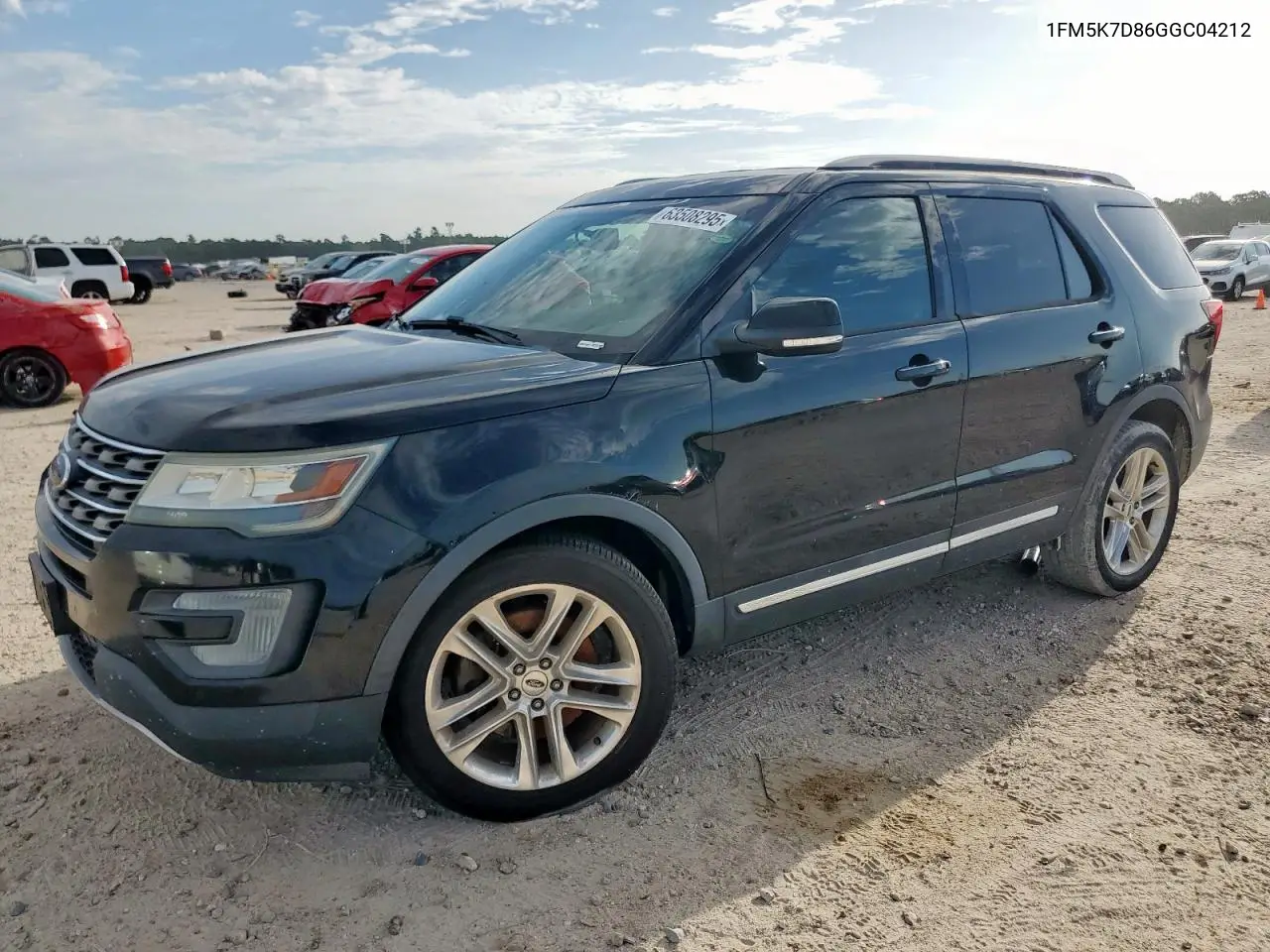 2016 Ford Explorer Xlt VIN: 1FM5K7D86GGC04212 Lot: 63508295