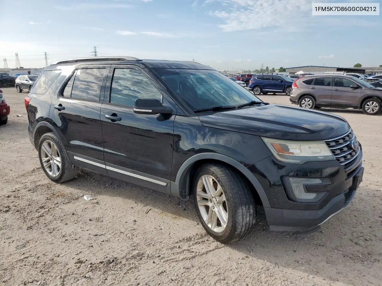 2016 Ford Explorer Xlt VIN: 1FM5K7D86GGC04212 Lot: 63508295