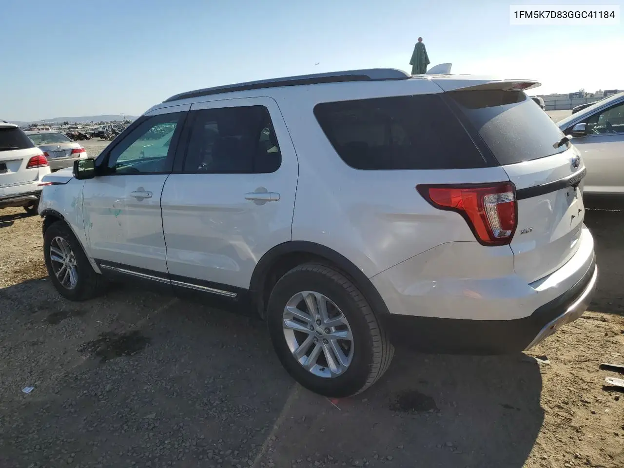 2016 Ford Explorer Xlt VIN: 1FM5K7D83GGC41184 Lot: 66147755