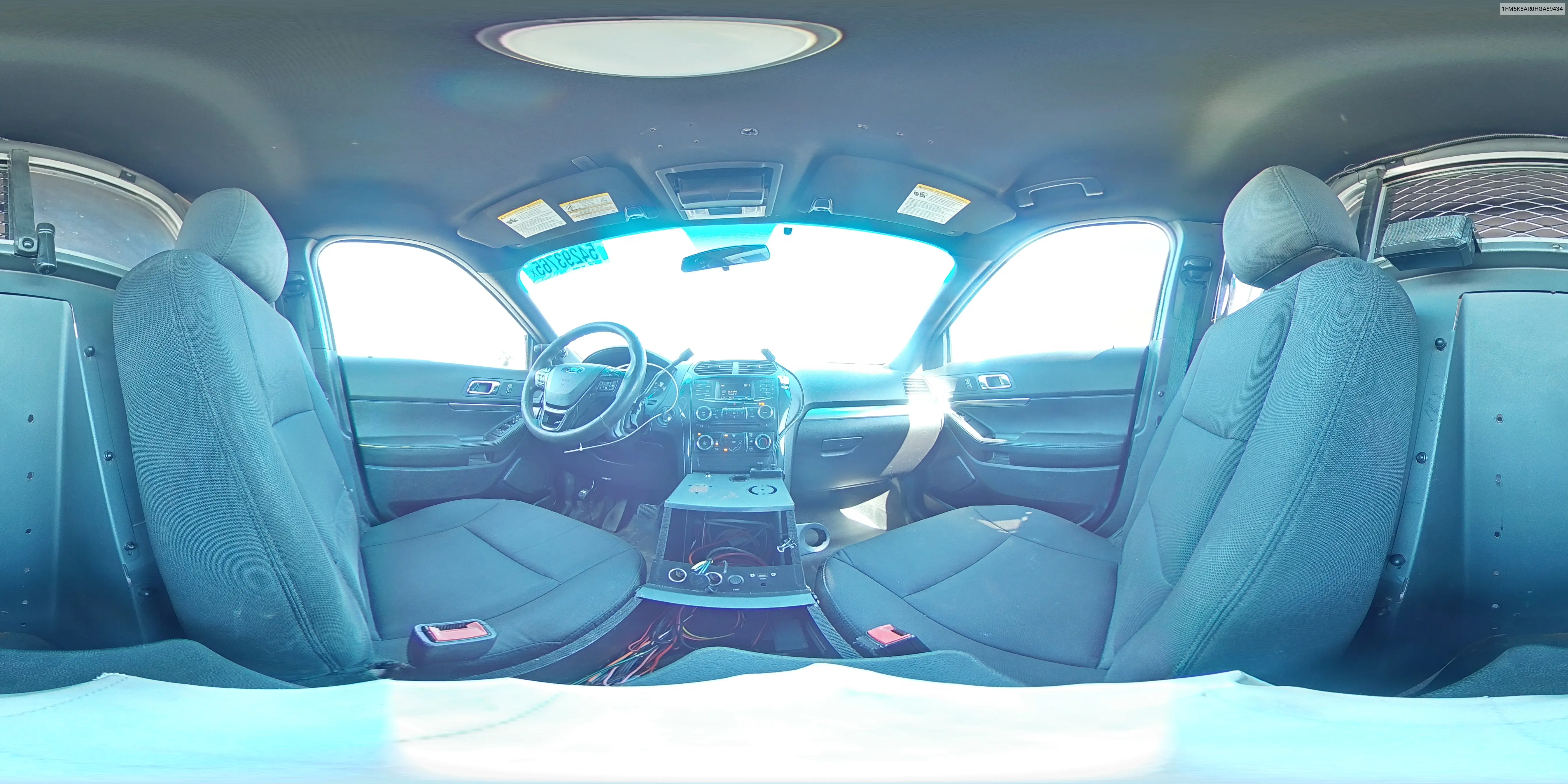 2017 Ford Explorer Police Interceptor VIN: 1FM5K8AR0HGA89434 Lot: 54293765