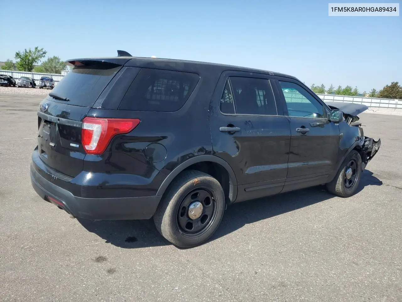 2017 Ford Explorer Police Interceptor VIN: 1FM5K8AR0HGA89434 Lot: 54293765