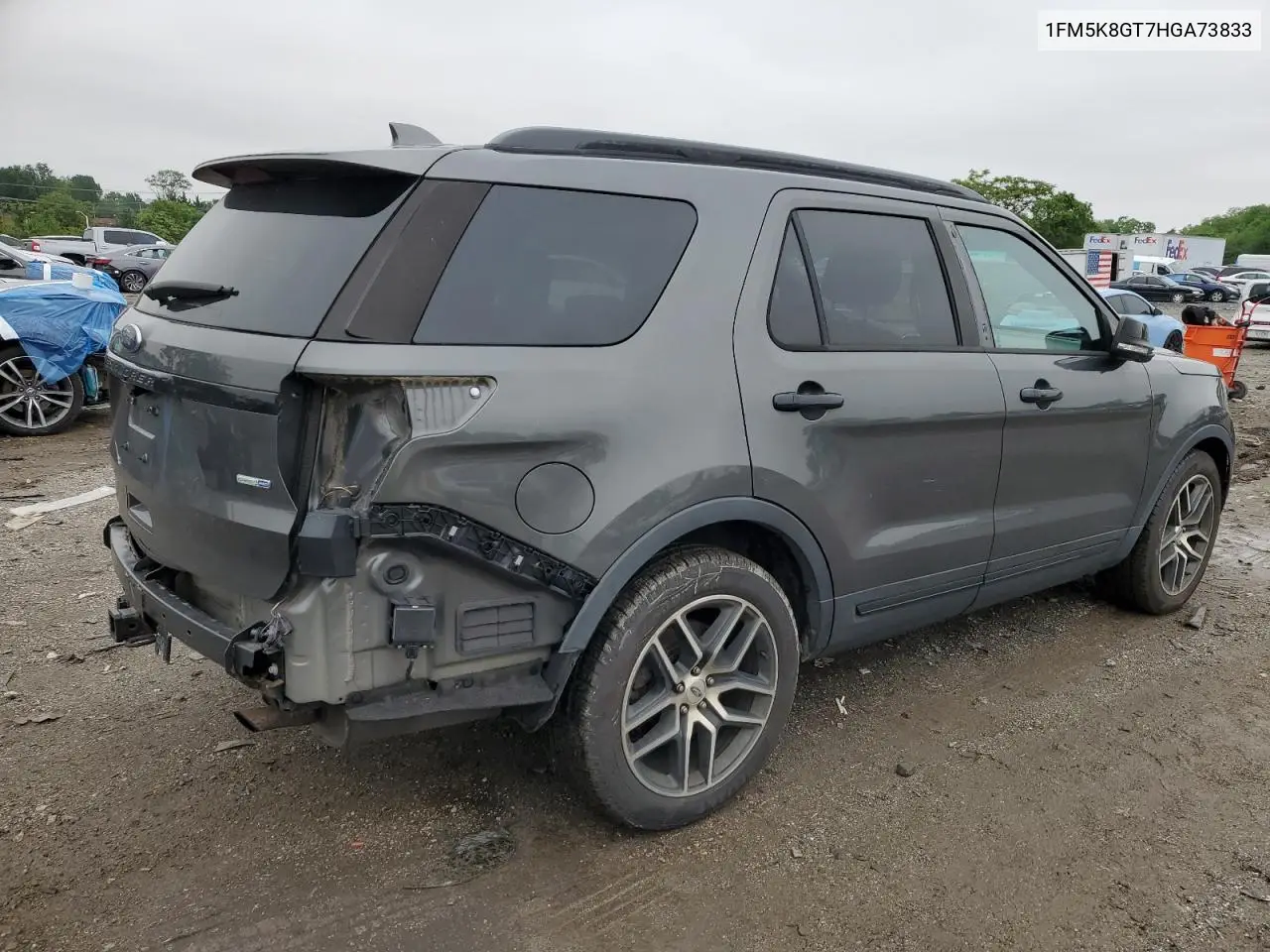 2017 Ford Explorer Sport VIN: 1FM5K8GT7HGA73833 Lot: 56459295