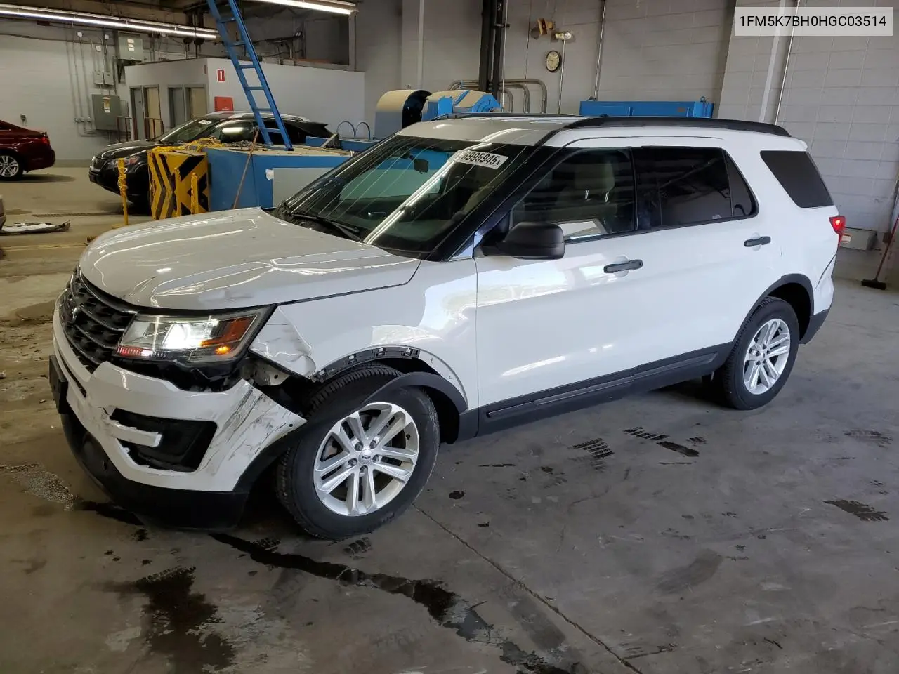 2017 Ford Explorer VIN: 1FM5K7BH0HGC03514 Lot: 56995945