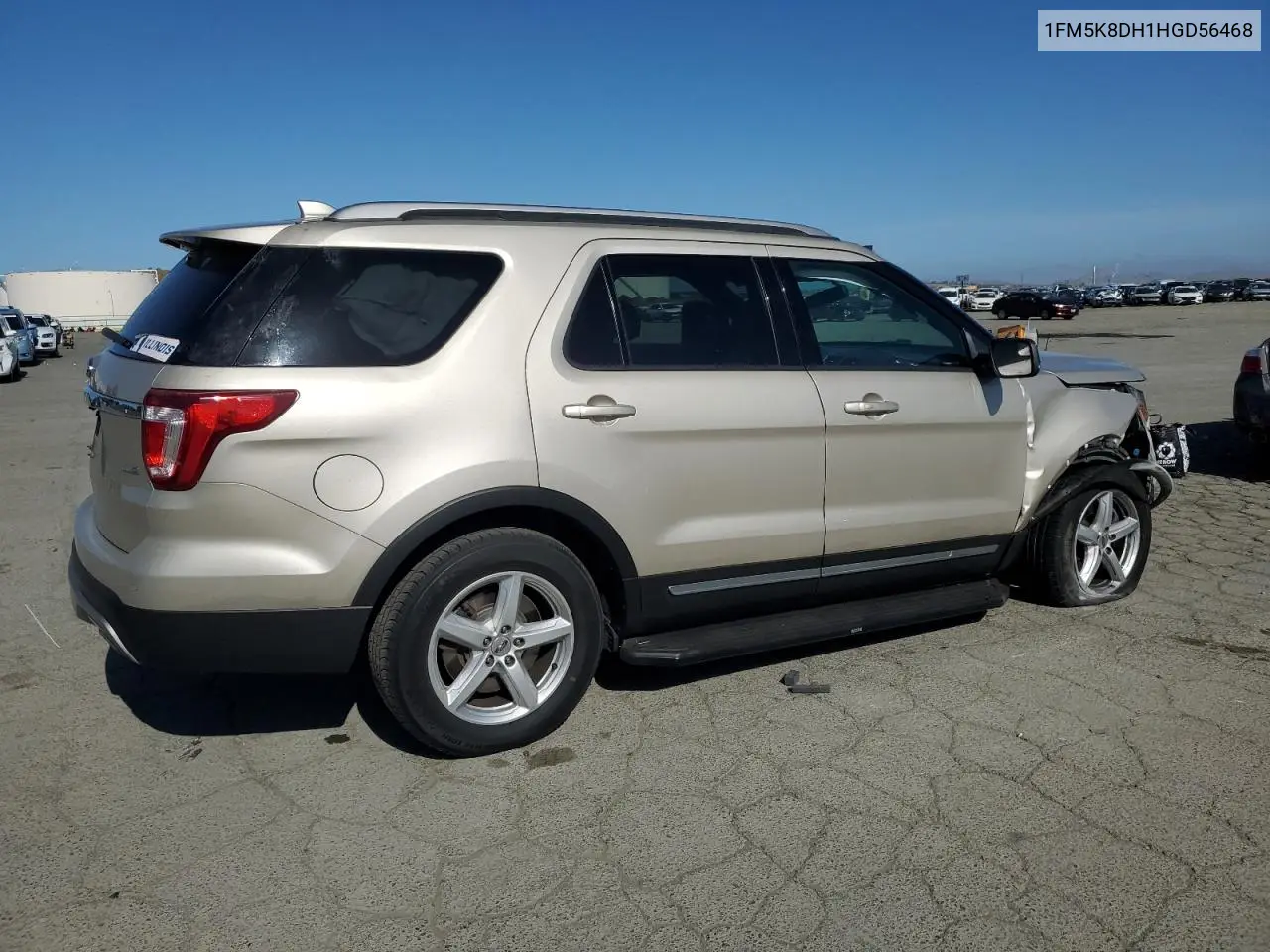 2017 Ford Explorer Xlt VIN: 1FM5K8DH1HGD56468 Lot: 57130425