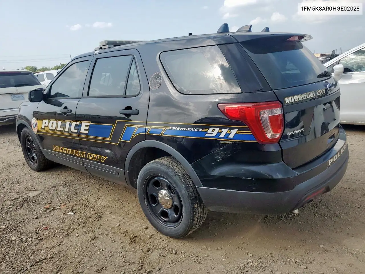 2017 Ford Explorer Police Interceptor VIN: 1FM5K8AR0HGE02028 Lot: 60900195