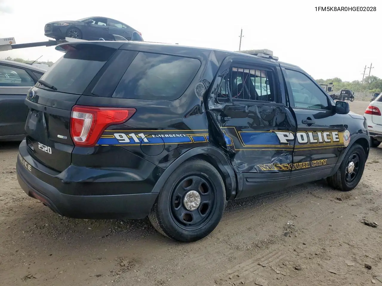 2017 Ford Explorer Police Interceptor VIN: 1FM5K8AR0HGE02028 Lot: 60900195