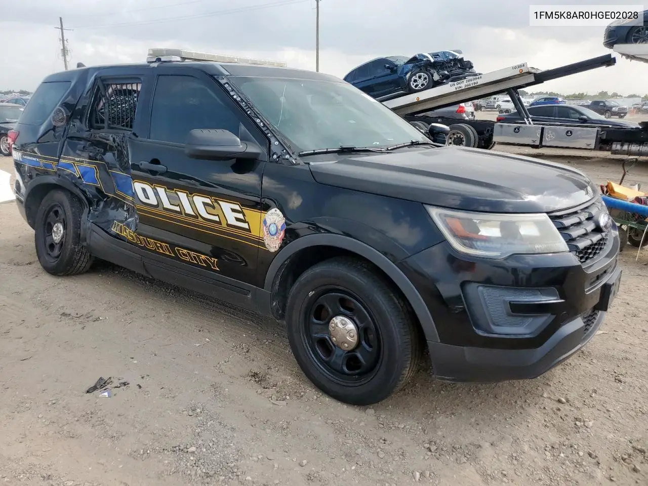 2017 Ford Explorer Police Interceptor VIN: 1FM5K8AR0HGE02028 Lot: 60900195