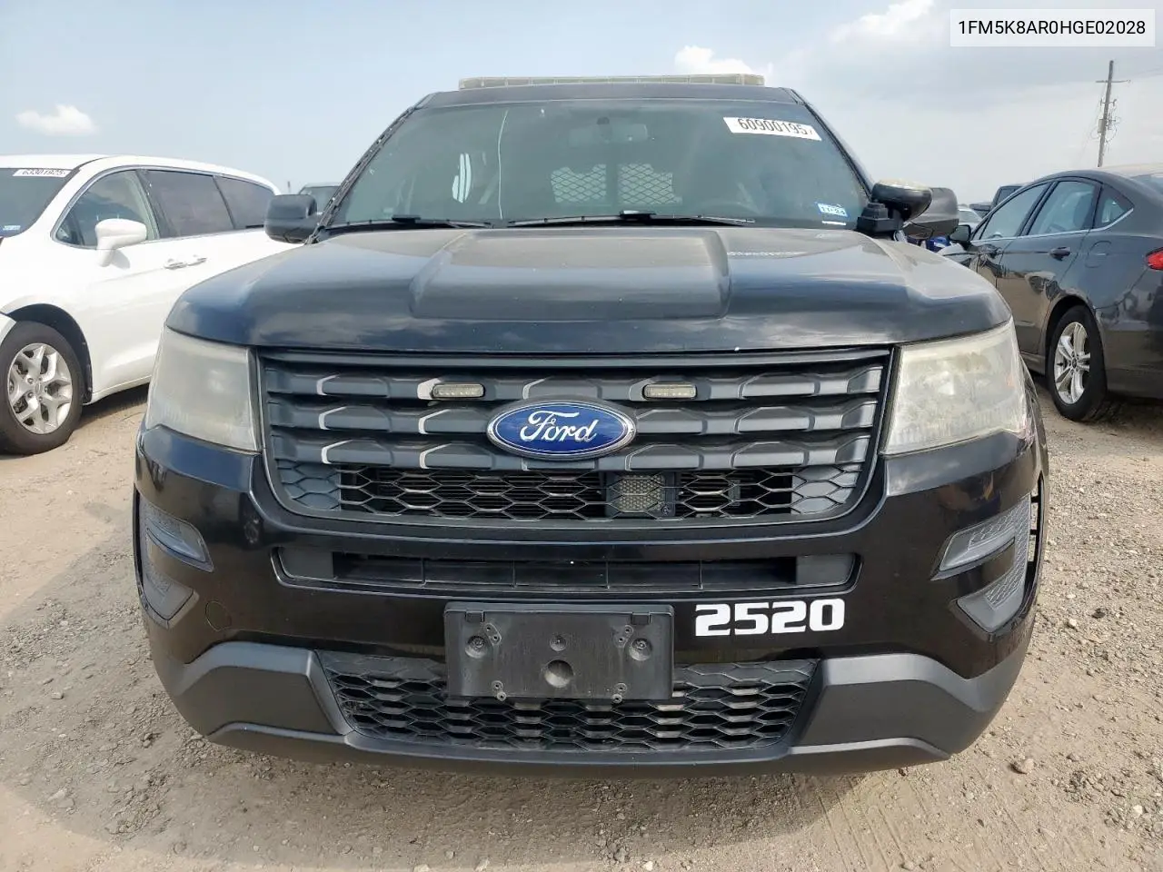 2017 Ford Explorer Police Interceptor VIN: 1FM5K8AR0HGE02028 Lot: 60900195