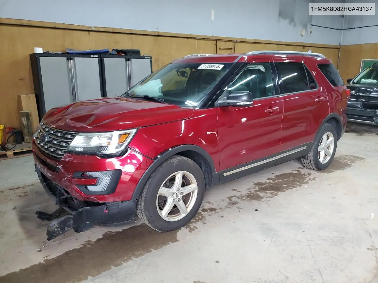 2017 Ford Explorer Xlt VIN: 1FM5K8D82HGA43137 Lot: 61988865