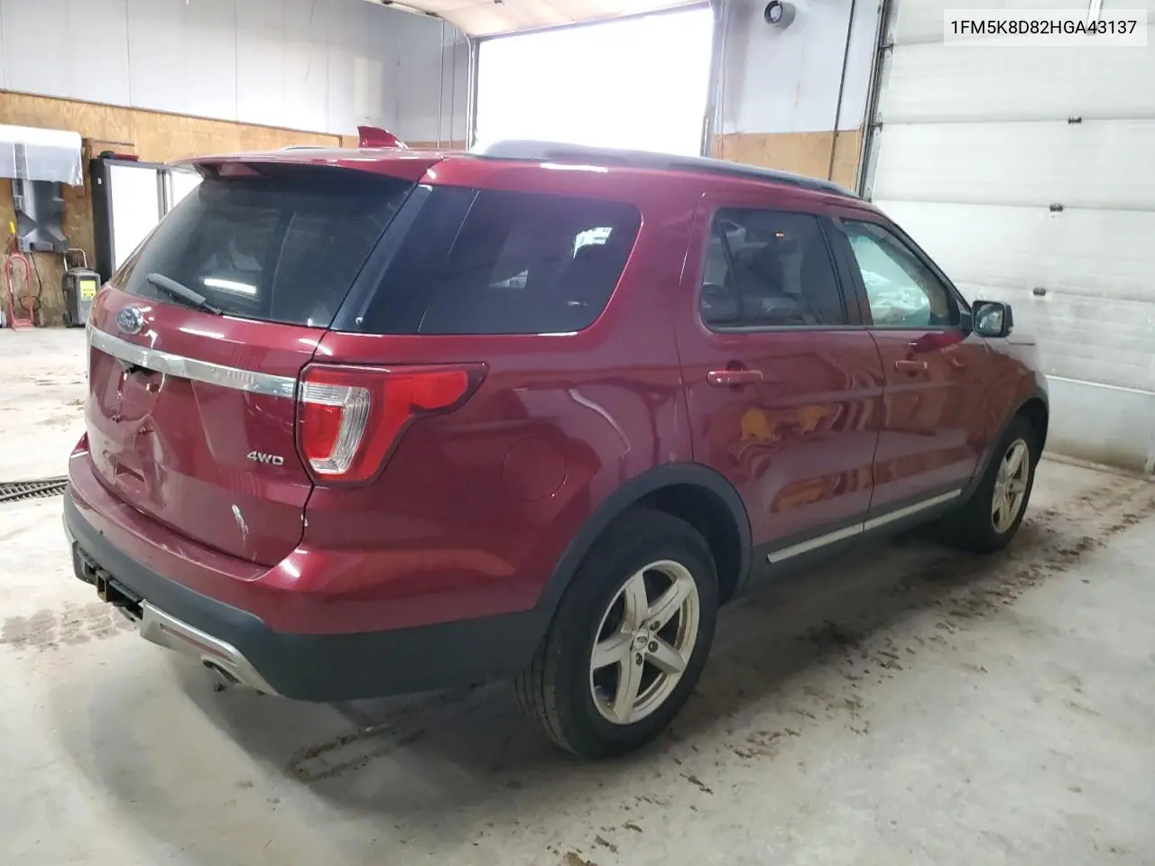 2017 Ford Explorer Xlt VIN: 1FM5K8D82HGA43137 Lot: 61988865