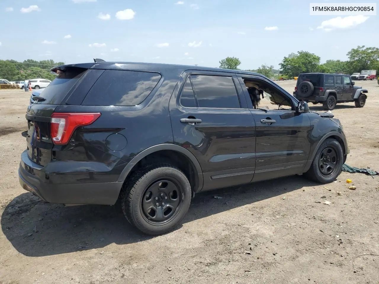 2017 Ford Explorer Police Interceptor VIN: 1FM5K8AR8HGC90854 Lot: 62100105