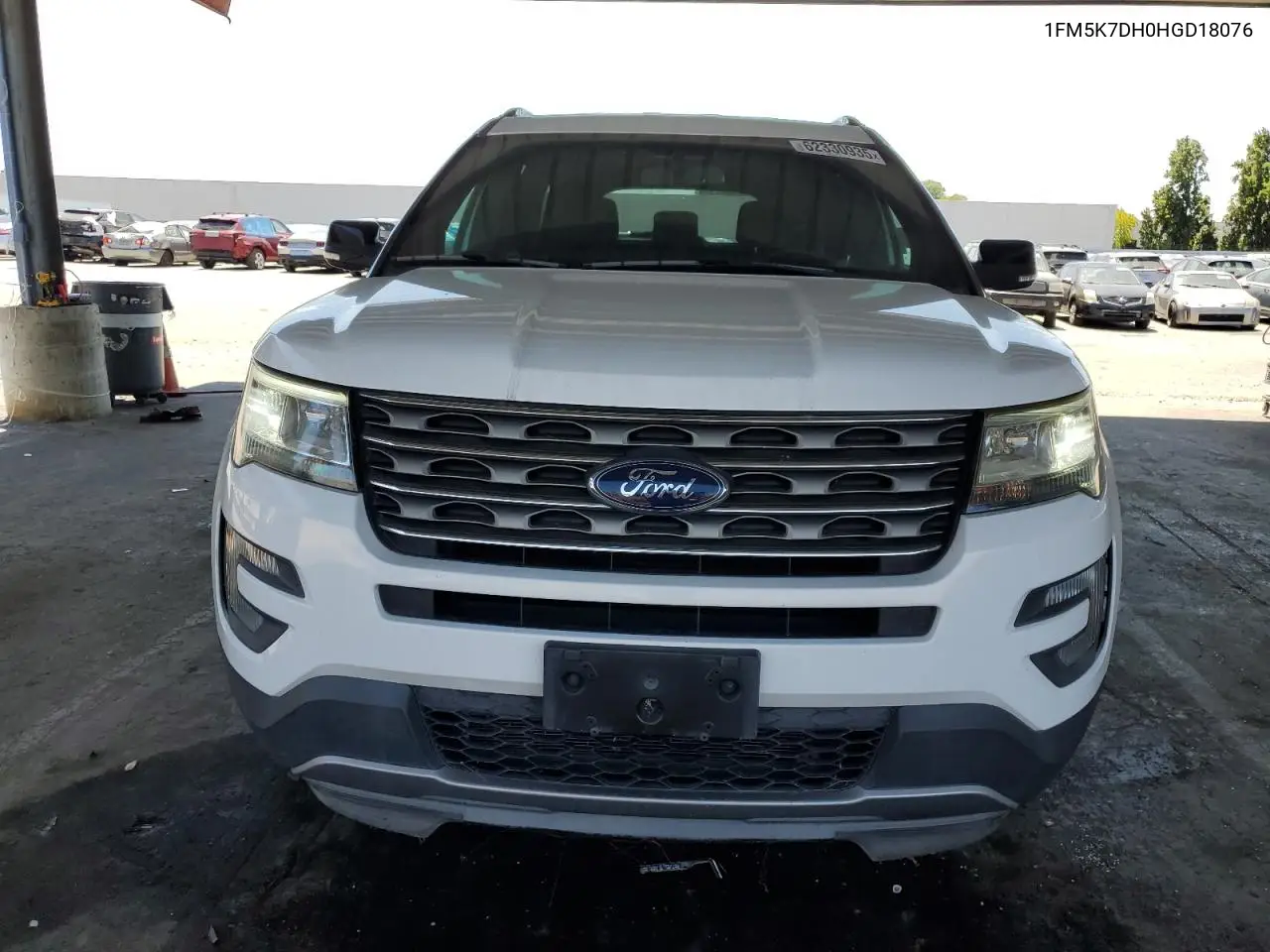 2017 Ford Explorer Xlt VIN: 1FM5K7DH0HGD18076 Lot: 62330935