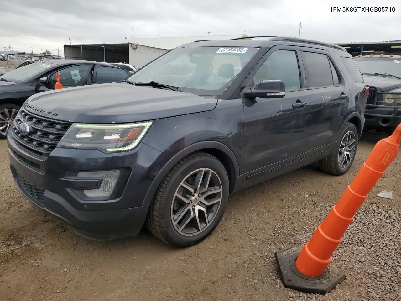 2017 Ford Explorer Sport VIN: 1FM5K8GTXHGB05710 Lot: 62354255