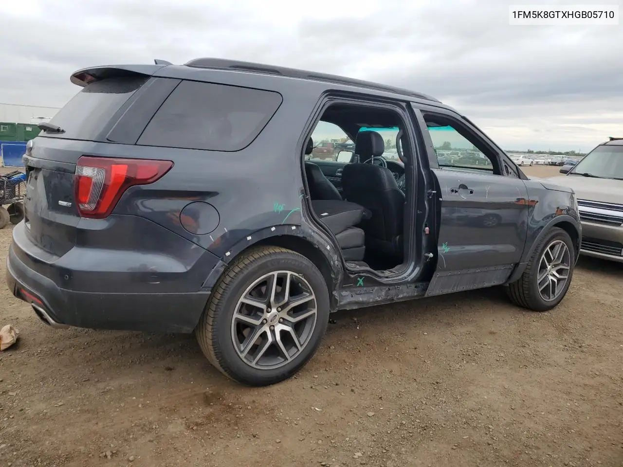 2017 Ford Explorer Sport VIN: 1FM5K8GTXHGB05710 Lot: 62354255