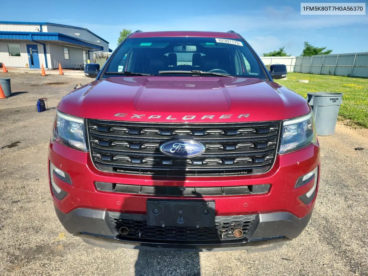 2017 Ford Explorer Sport VIN: 1FM5K8GT7HGA56370 Lot: 62397175