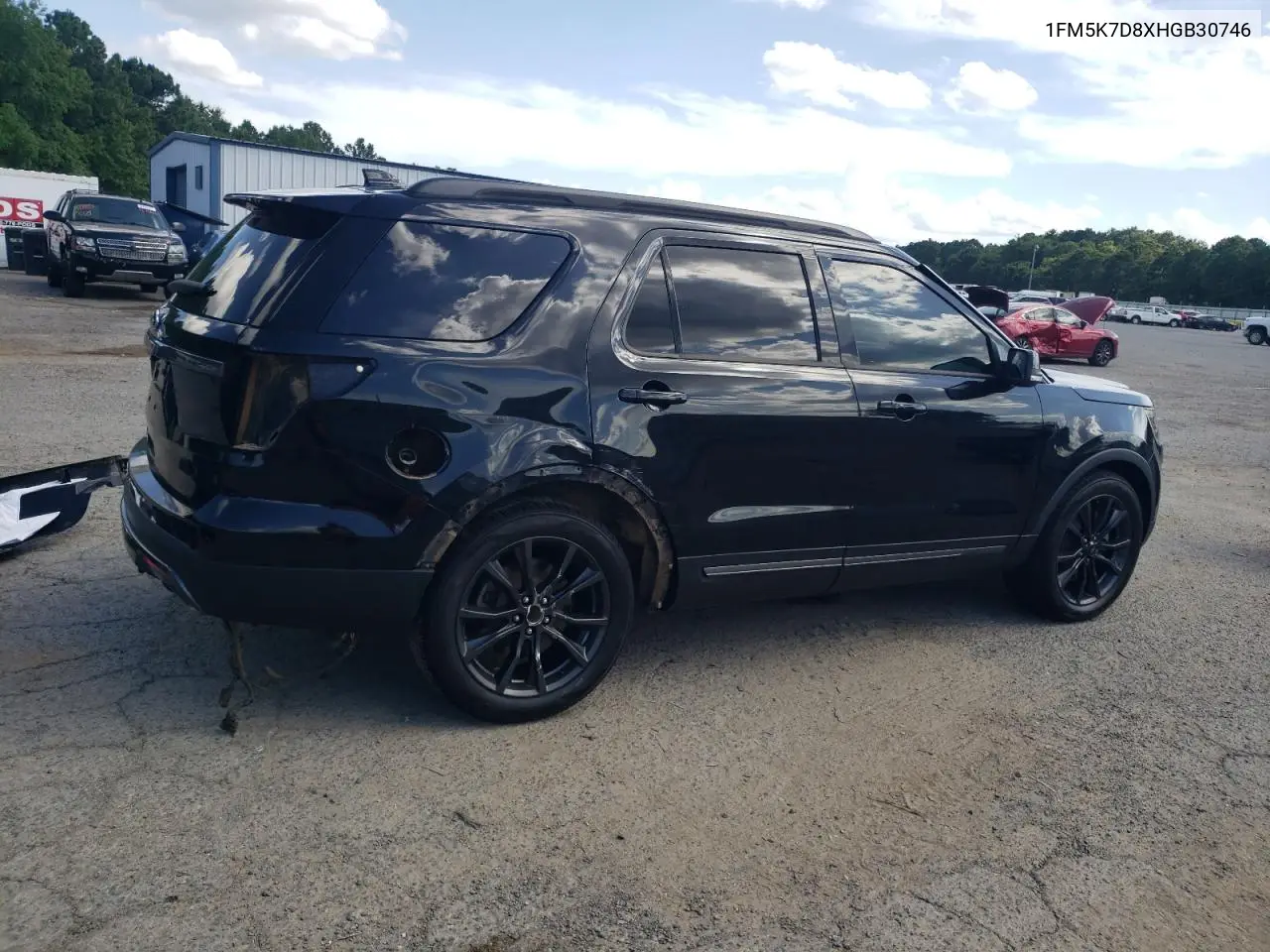 2017 Ford Explorer Xlt VIN: 1FM5K7D8XHGB30746 Lot: 62518705