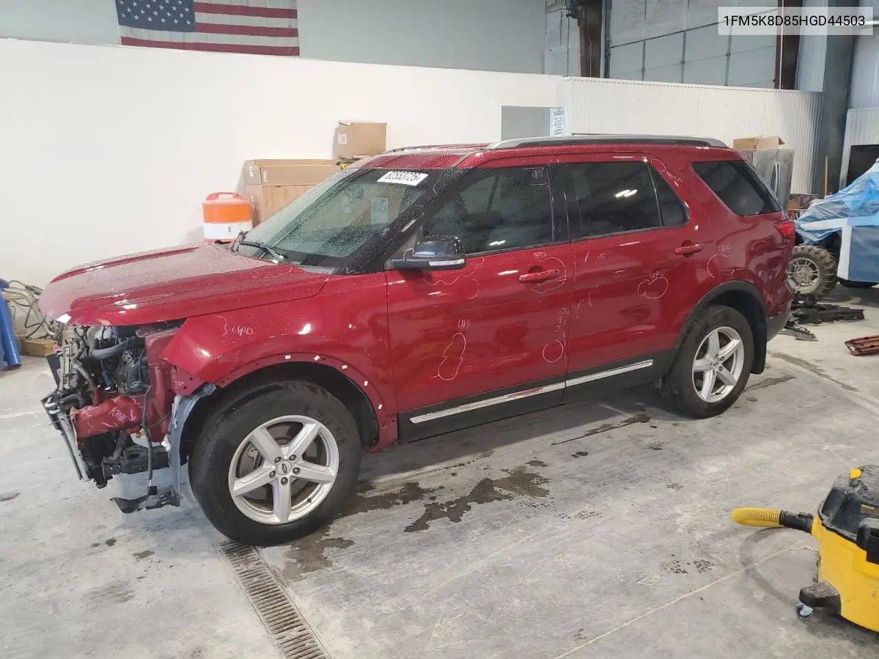 2017 Ford Explorer Xlt VIN: 1FM5K8D85HGD44503 Lot: 62553725