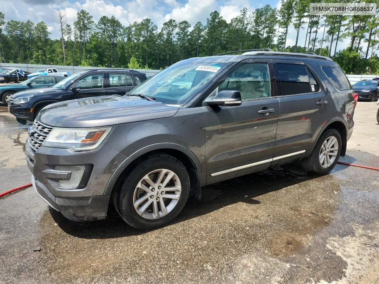 2017 Ford Explorer Xlt VIN: 1FM5K7D88HGB68637 Lot: 62636915