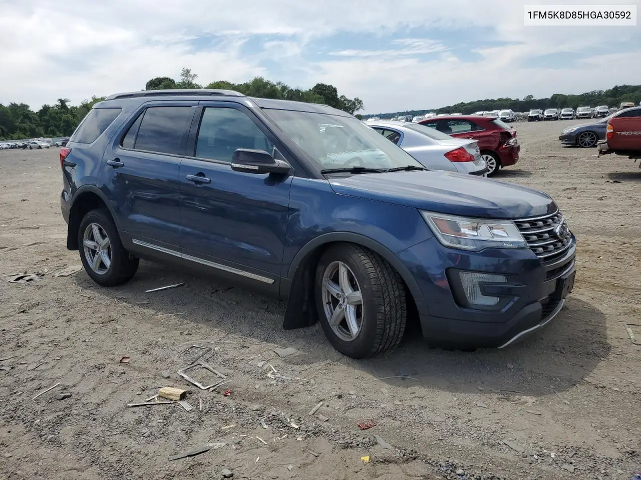 2017 Ford Explorer Xlt VIN: 1FM5K8D85HGA30592 Lot: 62808085