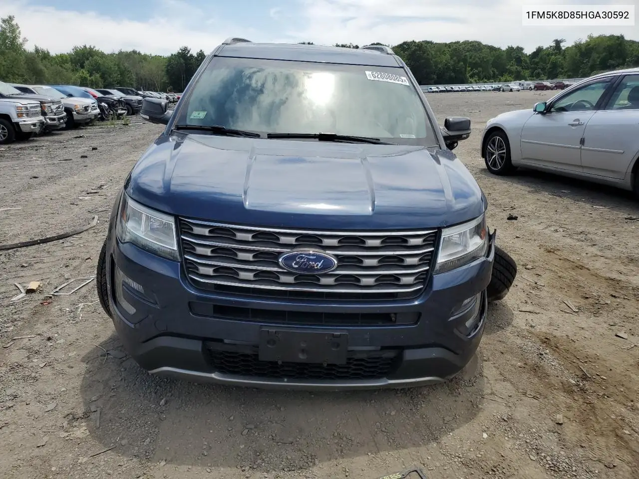 2017 Ford Explorer Xlt VIN: 1FM5K8D85HGA30592 Lot: 62808085