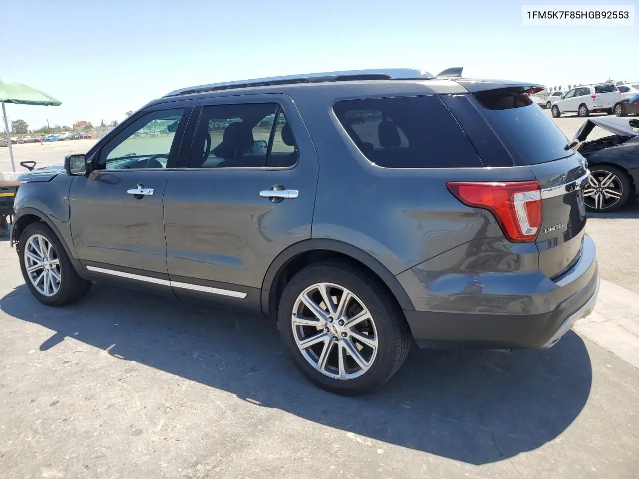 2017 Ford Explorer Limited VIN: 1FM5K7F85HGB92553 Lot: 62933325